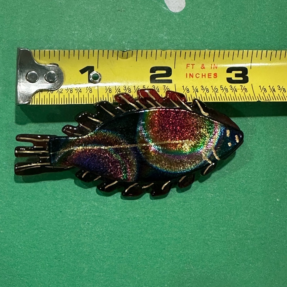 Colorful Fish Brooch - Picture 4 of 4